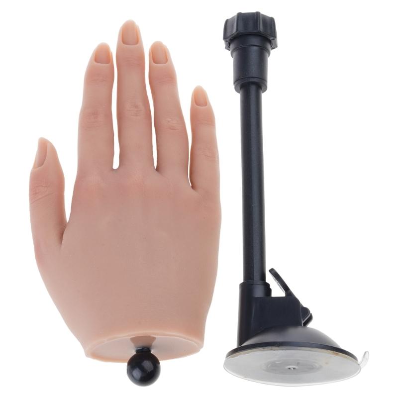 Practice Hand for Acrylic Nails,Mannequins Hands for Nails Practice,Nails Art Hand Nail Training Hand Nail Fake Hand 1