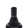 Marine Boat Abs Plastic Thru Hull Fitting Connector For 5/8, 3/4,1,1‑1/8 In Hose Boat Drain Outlet Bilge Pump Plumbing Fittings