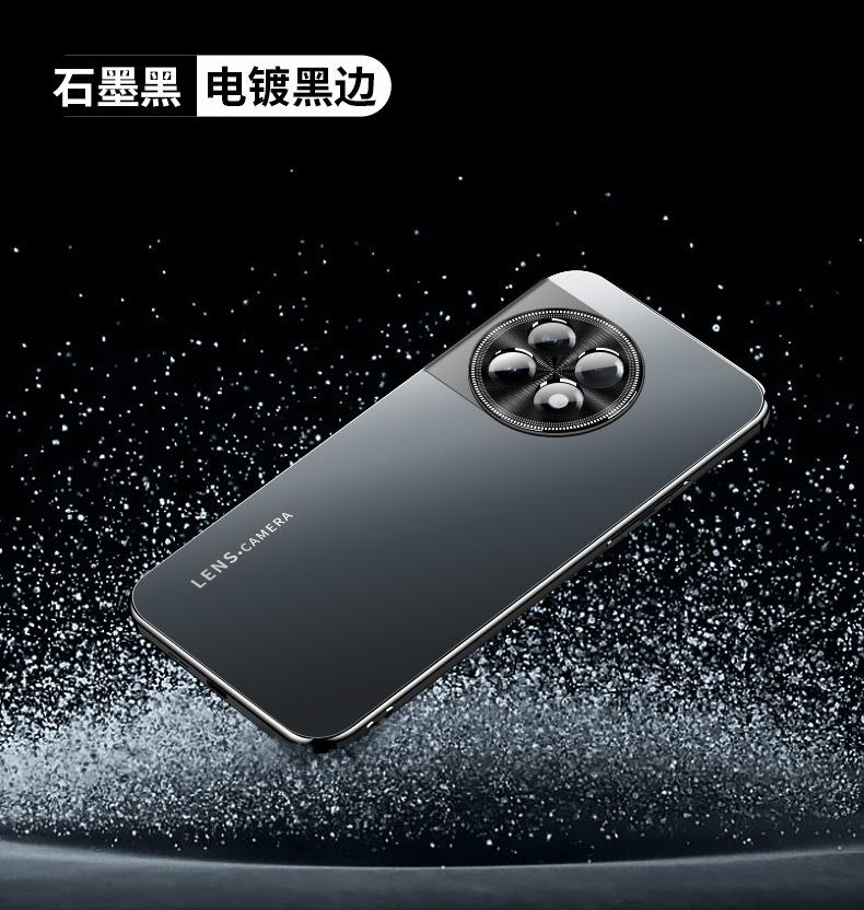 Подходит для OnePlus 12 гальванизированный матовый стеклянный чехол для мобильного телефона 1 + 11 металлических линз ACE2 противоударный защитный чехол 1+12