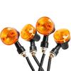 4pcs Motorcycle Indicator Signal Lights Motorcycle Turn Signal Blinker Light Lamp Flash Motorcycle Accessories for Honda Yamaha