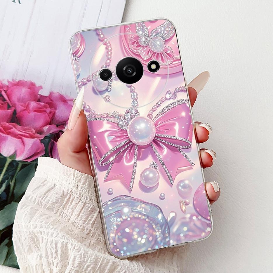 For Xiaomi Redmi A3 A3x Case RedmiA4 New Fashion Painted Cover Clear Silicone Soft Slim Phone Case For Xiaomi Redmi A3 Pro Shell