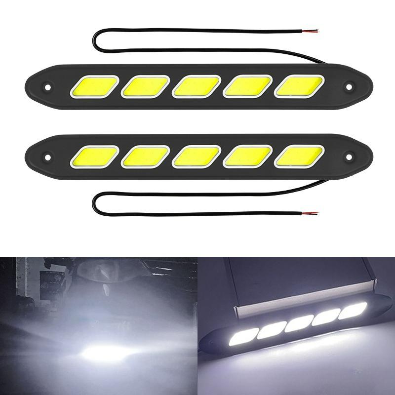 White Waterproof Flexible Silicone Highlight Auto Lamp Car Exterior Accessories Car LED Daytime Running Light DRL 2025 New