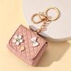 Mini PU Earphone Bag Keychain Durable Water-resistant Portable Pouch for Lipstick  Daily Use Bag Pendant