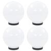 Day and Night - Day and Night LED Ball Lamps 4 Spherical Units PMMA 20 Cm