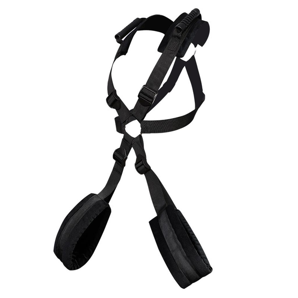 BDSM Sex Swing Set with Bondage Love Slings for Couples Adjustable Strap Adult Sex Toy Soft Plush Padding Mat Sex Restraints Toy