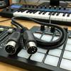 Male to Male Cable Adapter DIN 5 Pin to DIN 5 Pin Cable Sound Extension Cable Connector for Electronic Piano Keyboard