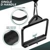Yes4All Single D Handle LAT Cable Attachment Diamond Knurl Handle