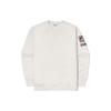 Fila Sweatshirts Unisex White Crew Neck Moderate Regular FS2POF1119X-OTM