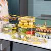 Airtight Bread Storage Container Countertop Bread Saver with Snap Lid and Time Setting for Freshness Management