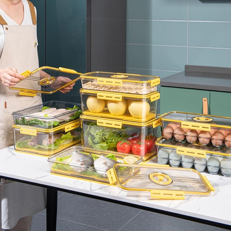 Airtight Bread Storage Container Countertop Bread Saver with Snap Lid and Time Setting for Freshness Management