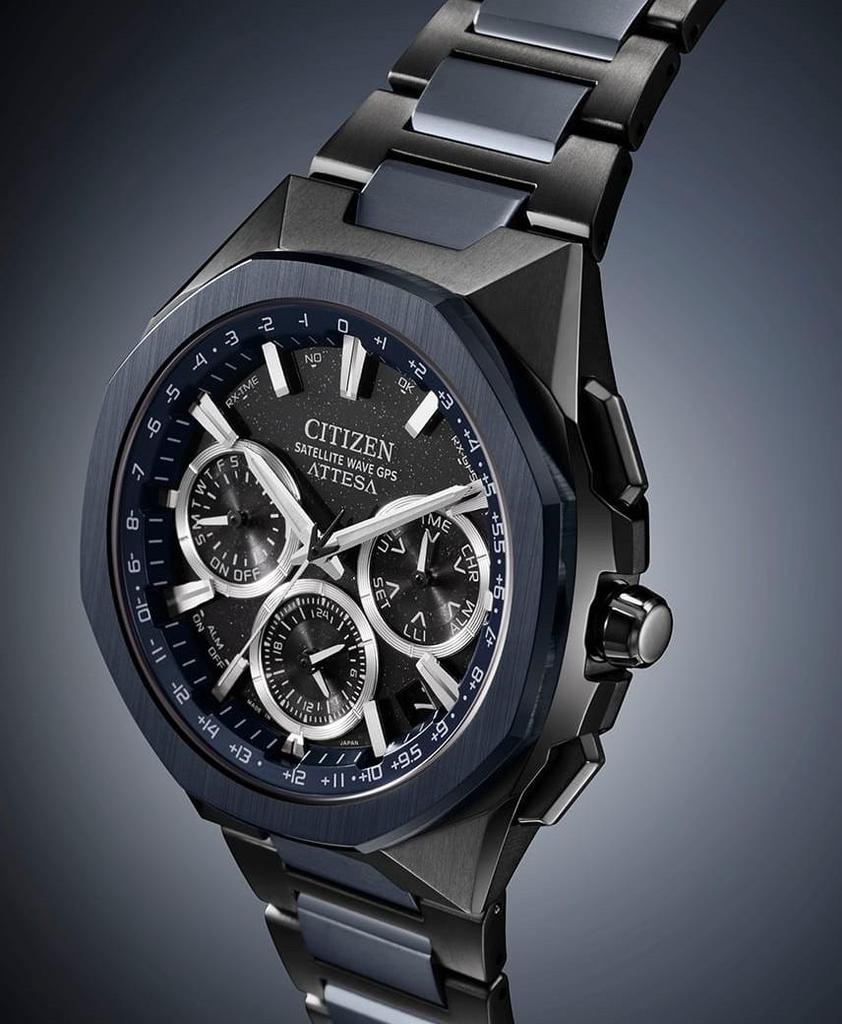 Citizen Hodinky ATTESA Satellite Wave GPS Blue Universe Super Titanium CC4106-74E