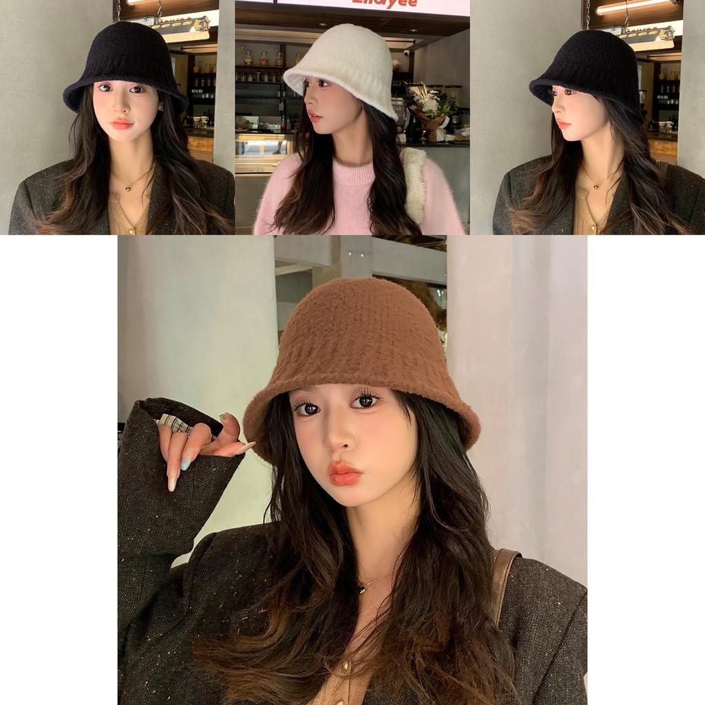 Winter Women Bucket Hat With Breathable Polyester Fabric For Casual Wear