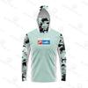 PELAGIC Langarm-Masken-Fischerkleidung Sonnenschutz Eis-Seiden-Gefühl Luya Atmungsaktiv Lässig Sport T-Shirt