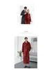 Unisex Thickened Flannel Bathrobe – Autumn/Winter Coral Fleece Pajamas, Plus Size