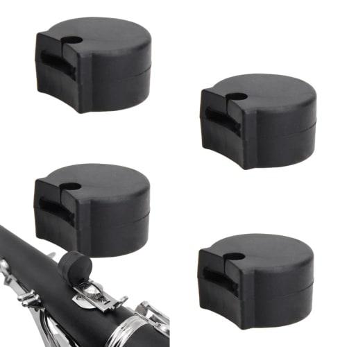 GYWHOOFT 4-Piece Clarinet Thumb Cushions, Rubber Thumb Cushions for Clarinet, Instrument Accessories, Woodwind Instrument Parts, Comfortable and Durab