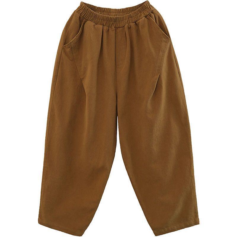 2026 Spring Women's Loose Harem Pants, Plus Size, Casual and Versatile, Original Artistic Design.