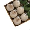 15 Pieces Christmas Ball Ornaments Xmas Decor 8cm Decorative Hanging Baubles for Yard Celebration