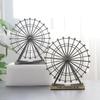 Retro Metal The London Eye Ferris Wheel Ornament England Building Home Desk Decoration Mode Souvenirs Gift