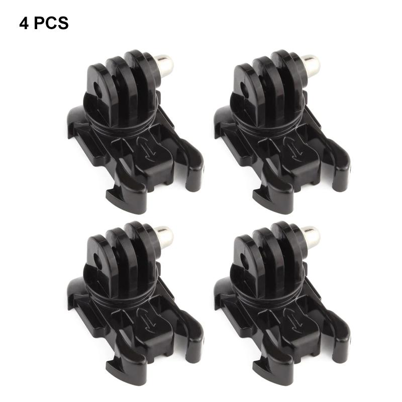 360° Rotate Mount Helmet Adapter Holder Base For GoPro Hero 12 11 10 9 8 7 6 5 Insta360 X2 X3 DJI Osmo Action Camera Accessories