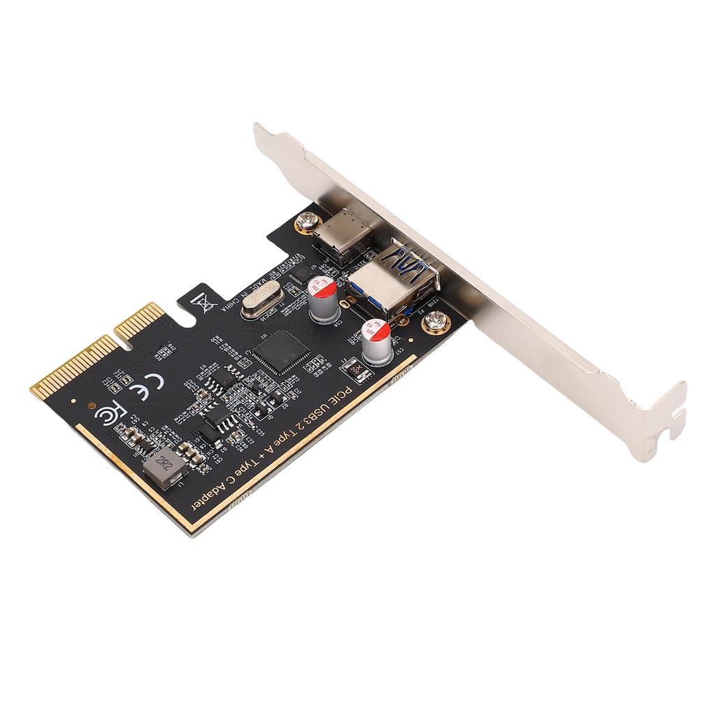 PCIe To USB 3.1 Expansion Card Type A Type C 10Gbps High Speed Data Transfer PCI Express Expansion Card for Desktop
