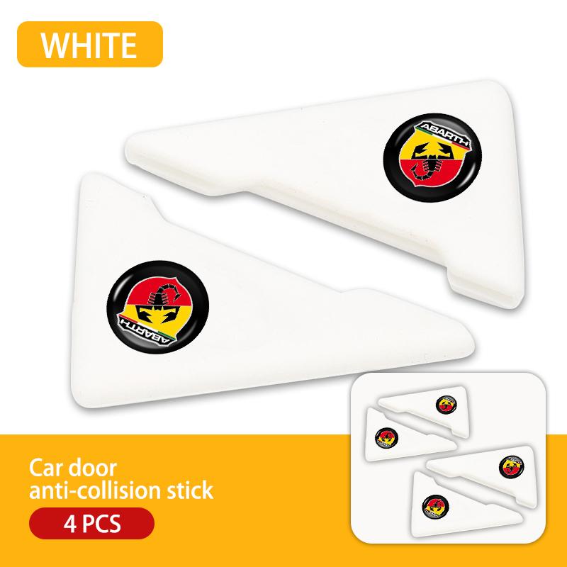 Car Door Corner Protective Anti-Collision Strip Silicon For Abarth Fiat Grande Punto Tipo Stilo Ducato Palio 500x