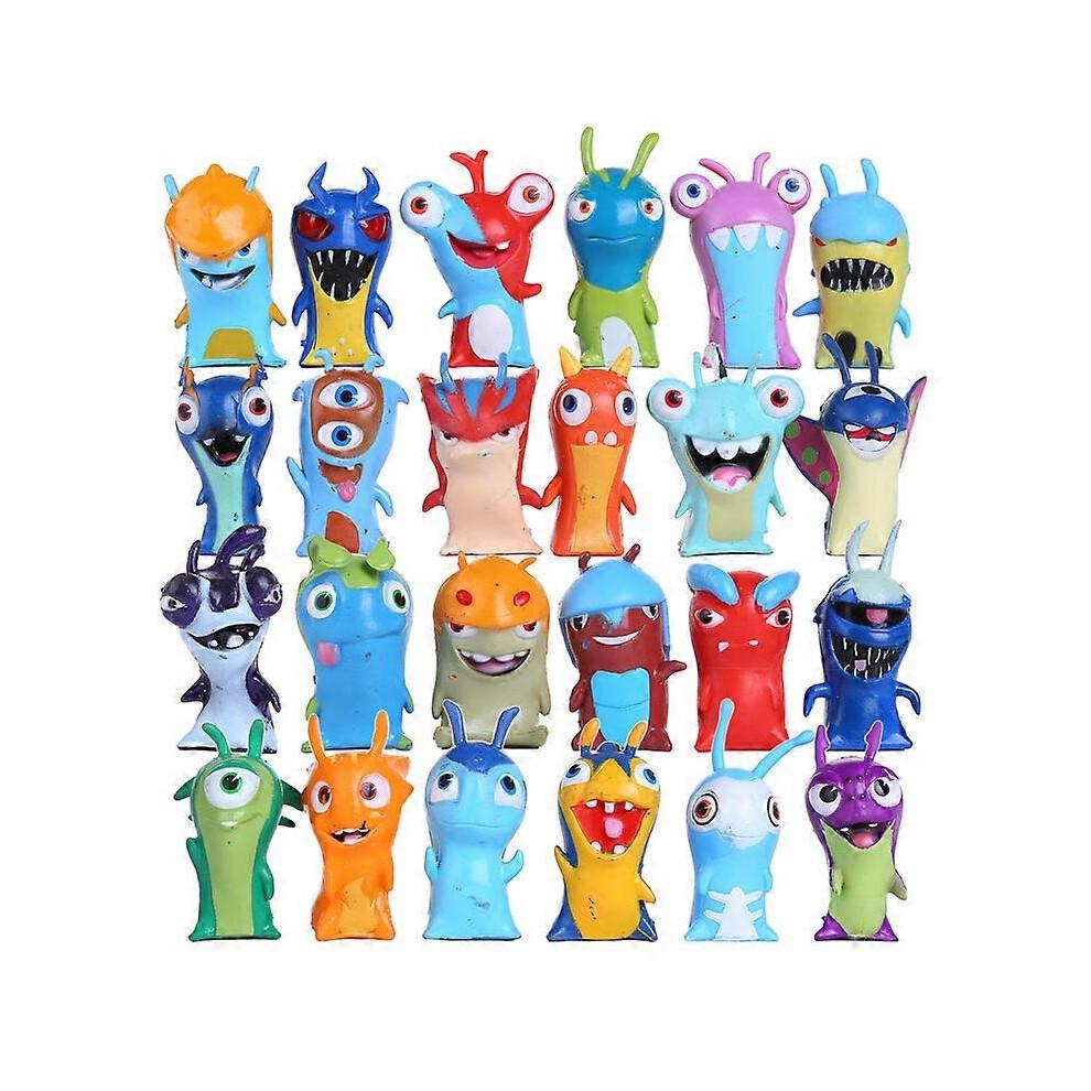 24pcs/set Slugterra Action Figures Toy 5cm Mini Slugterra Anime Figures Toys Doll Slugs Children Kids Boys Toy