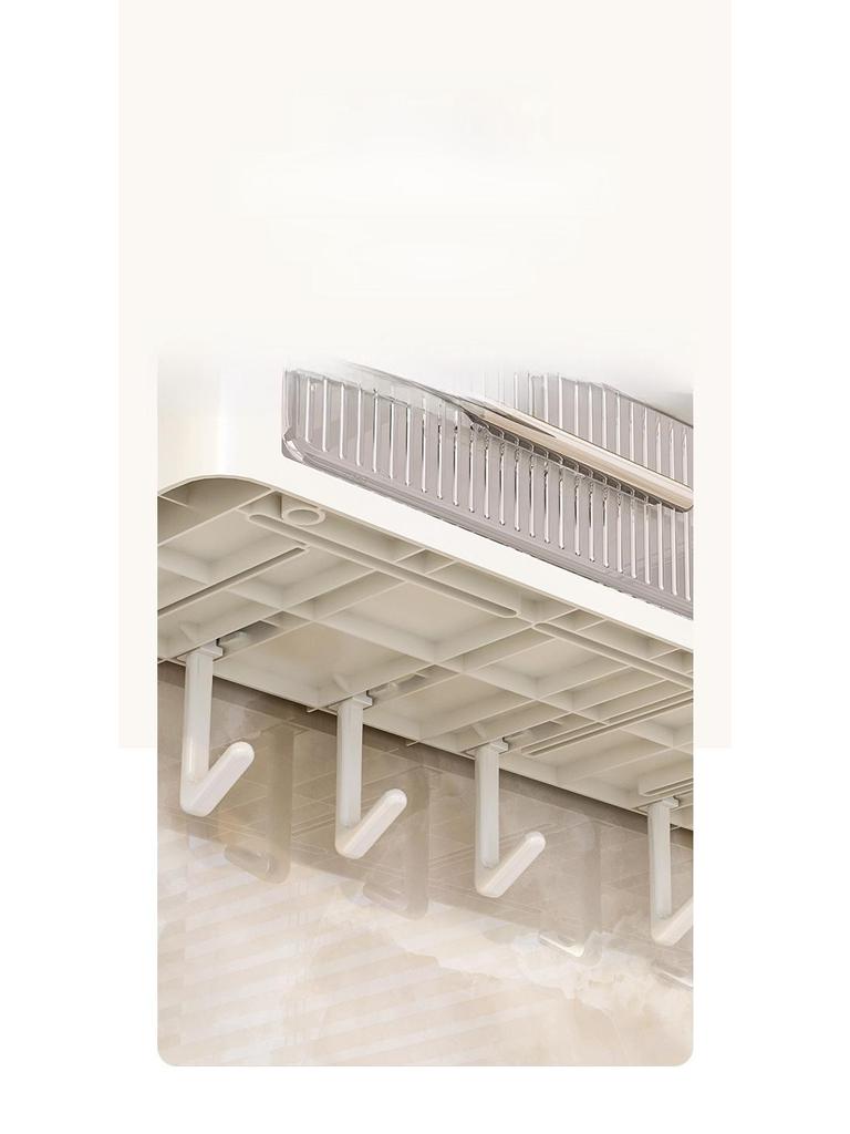 Wall-Mounted Multi-Layer Bathroom Rack for Storage and Organization