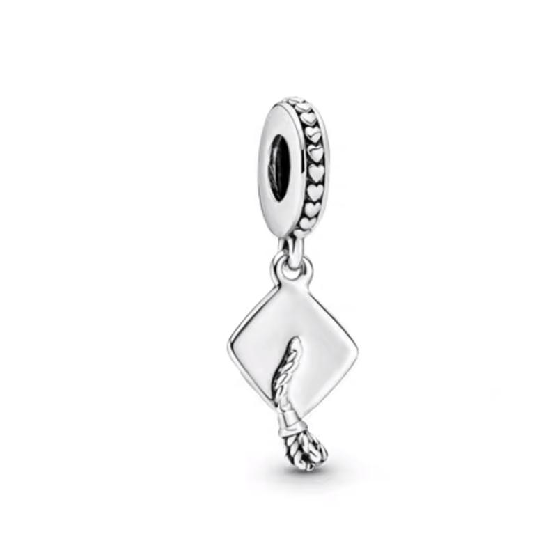 New Sparking Heart Clip Star Charm Beads Dangle Snake Fit Bracelet Necklace Beads For Diy Jewelry Women Gift