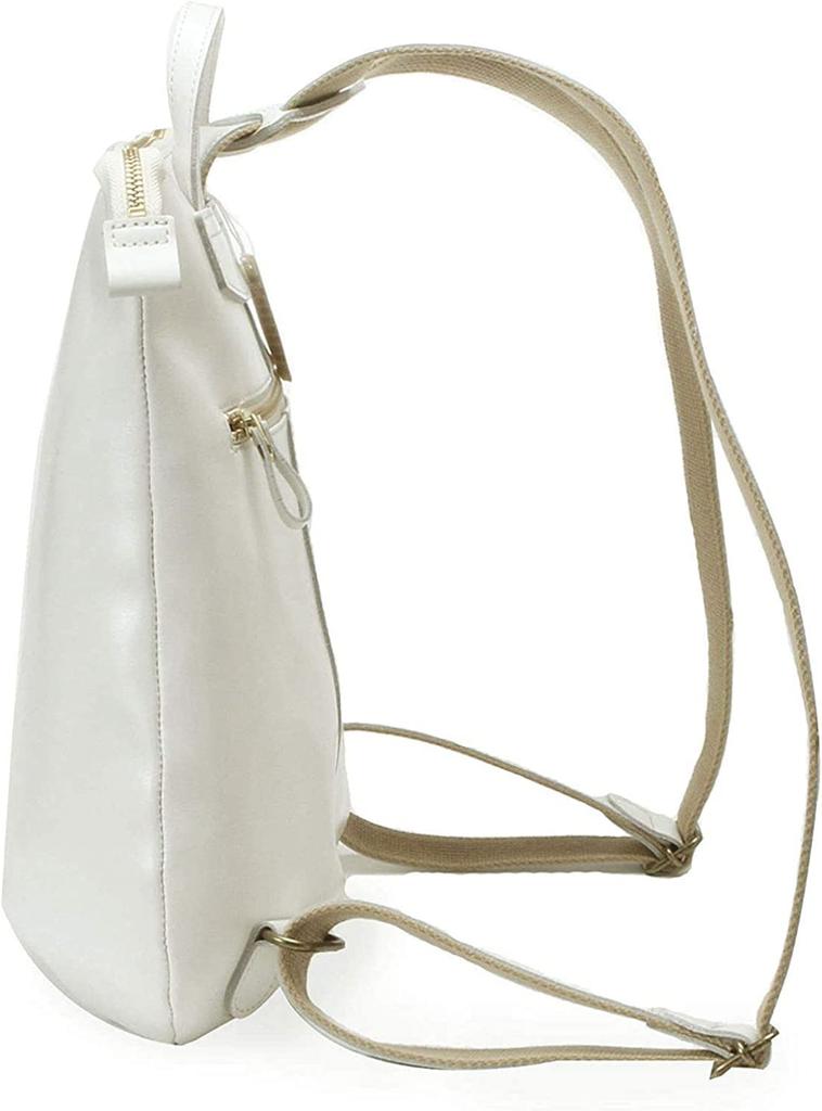 (Rena-Iris) Hergestellt in Japan, GENOVA Japanischer Rindsleder-Rucksack, schmal, ri-2643-wh