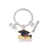 2026 Graduation Gown Cap KeyChain Ring Student Women Jewelry Personalized Accessories Fashion Pendant Gifts Forever