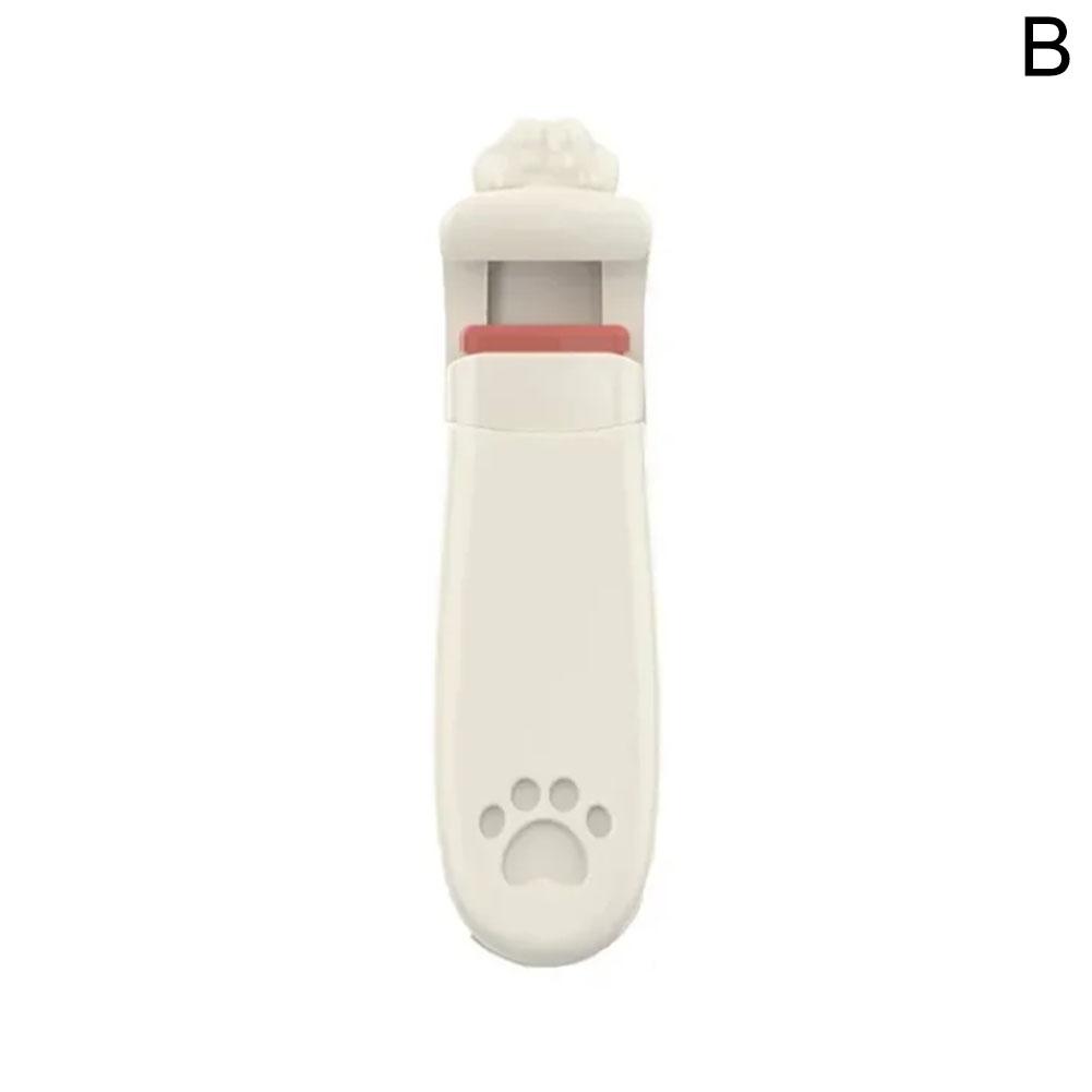 

1 шт. Щипцы для завивки ресниц, симпатичные дизайны в виде кошачьих когтей, стойкие формы для женщин, все для профессионального макияжа T I0W3 white-Partial style