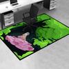 PrincessWicked Pattern Polyester Office Carpet Chair Mats, Home Decor Dormitory Floor Protector with Anti-Skid Backing, Large Area Coverage,