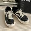 3678-RO Inverted Triangle Shoes Spring and Autumn Summer Thick-soled Dark Casual Thick-soled Low-top Board Shoes for Men and Women