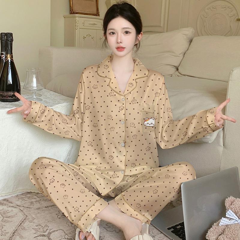 Women's Pajamas Set Pajamas 2-piece Set Airy Soft Casual Printed Pajamas