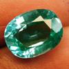 Natural Teal Sapphire Bluish Green Oval Cut CERTIFIED 7 Ct Loose Gemstone A-4241