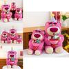 Strawberry Bear Lotsohuggin Plush Toy With Pp Cotton Filling For Couples Gift