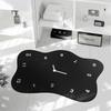 Household Non-slip Floor Mat, Bathroom Simple Digital Clock Rubber Floor Mat, Bathroom Bathroom Door Absorbent Foot Mat