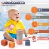 Qizebaby Baby Toys Building Blocks Soft Blocks Bath Toys Stacking Game Shape Matching Montessori Toys Educational Toys Decompression Goods Baby Gifts