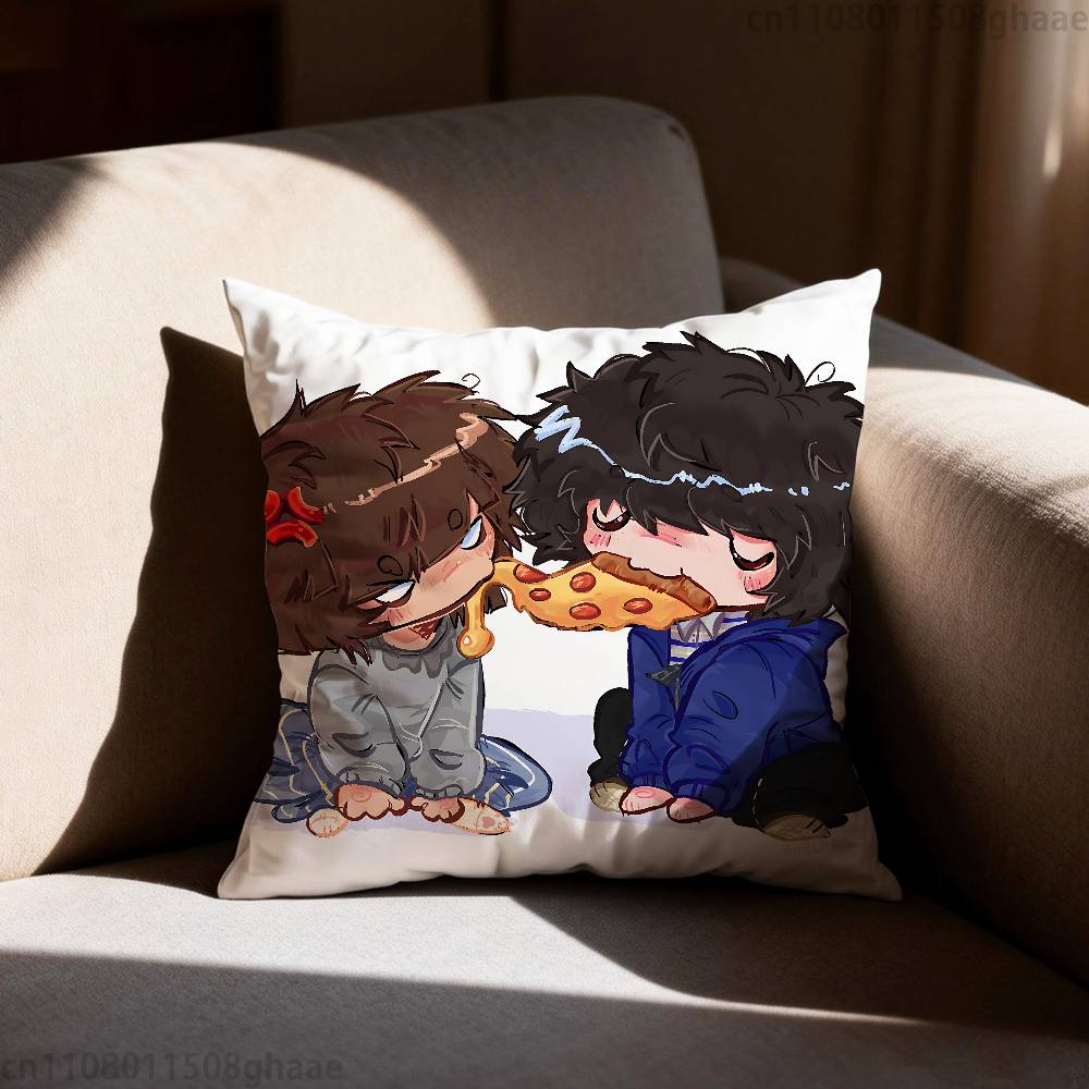 Will Mike Onewheatmark Kissenbezug Sofa Wohnzimmer Schlafzimmer Kopfteil Rückenlehne Kissen Quadratisches Kissen Nickerchenzeit