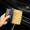 1Pcs Car Interior Cleaning Soft Brush Dashboard Air Conditioner Outlet Detail Brush For Porsche 911 928 944 968 Boxster Cayenne Macan Panamera