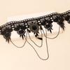 Gothic Lolita Lace Choker, Vintage Lace Short Neck Collar Accessory