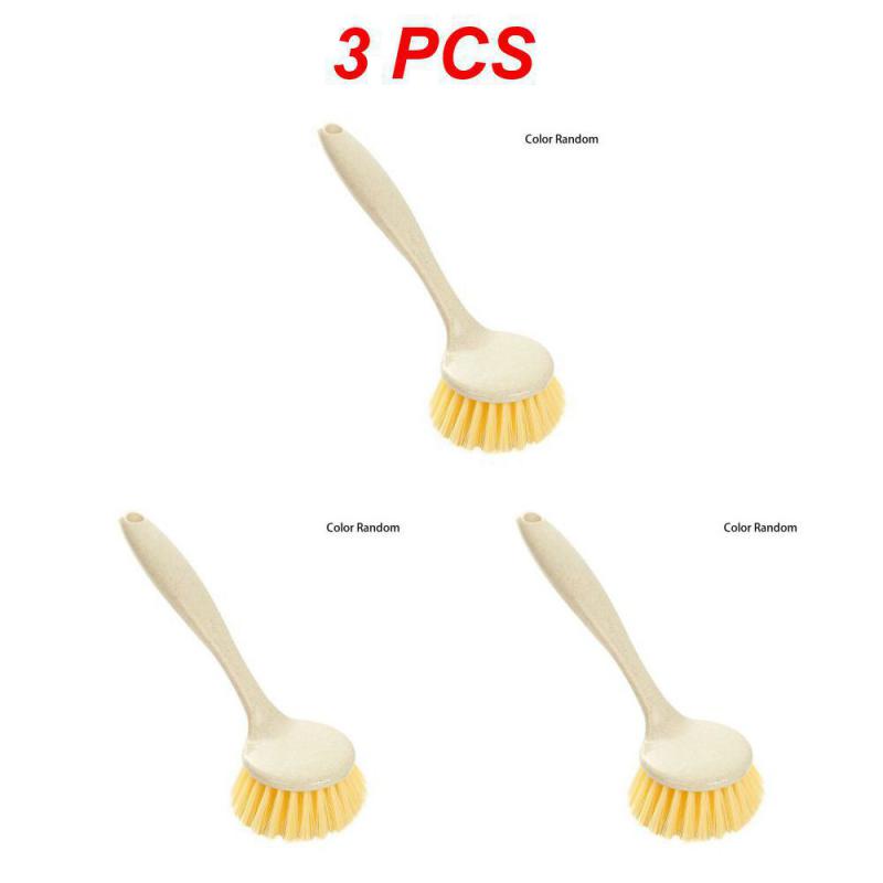 Innovative Convenient Long Handle Cleaning Brush Household Kitchen Cleaning Brush Multifunctional Dishwashing Artifact Sturdy