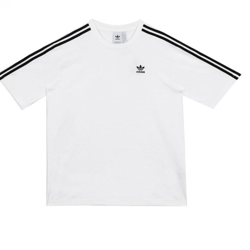 Adidas ShorT Sleeve Tee Oversized 3 STripe T shirT