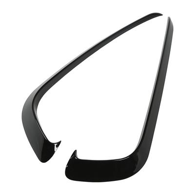2 Pcs Front Fog Light Frames Bumper Spoiler Trim Glossy Black Light Cover Splitter Diffuser for B7 Sedan Variant
