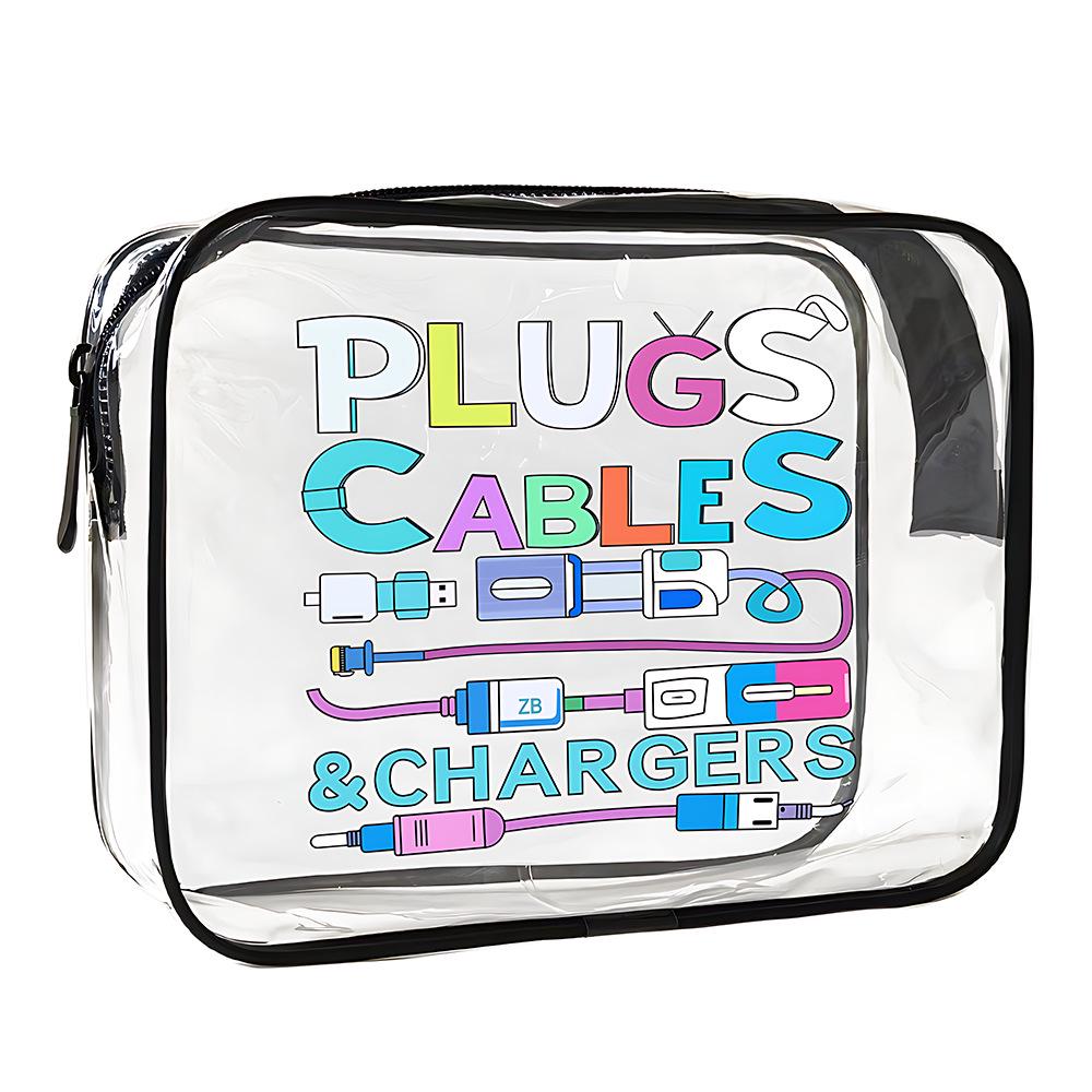 

Trendy Printed Makeup & Travel Clutch: Portable Women s Cosmetic Zipper Bag