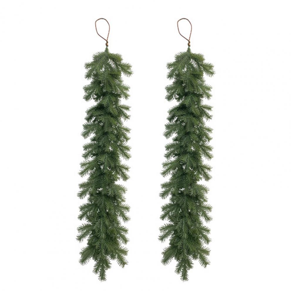 Hanging Loop Garland Handmade Christmas Garland Realistic Handmade Pine Needle Garland for Christmas for Mantel for Seasonal