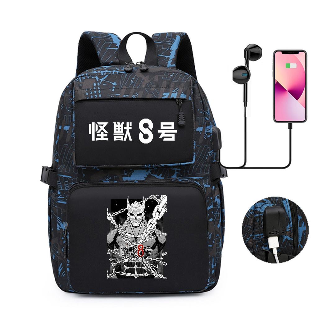 Comic Peripheral Backpack Youth School Bag