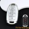 3/4/5 Button Car Key Fob Case Cover For Hyundai I30 Ix35 Kona Encino Solaris Azera Grandeur Ig Accent Santa Fe Palisade Keychain