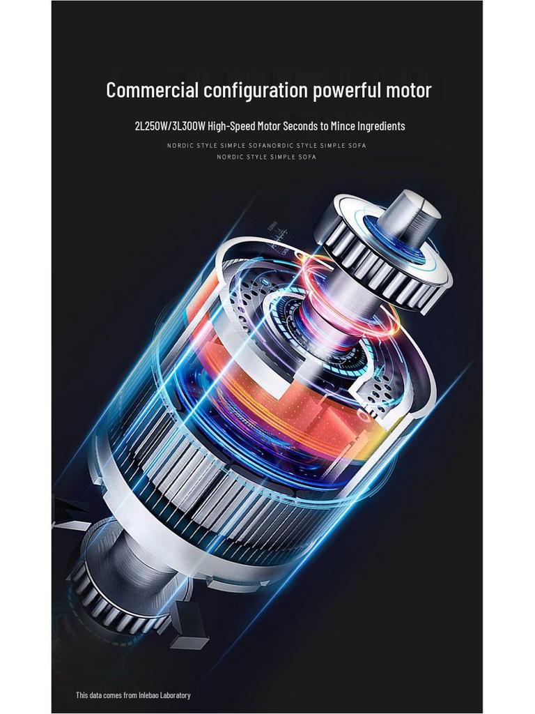 Fully Automatic Electric Meat Grinder & Blender: Multi-functional Kitchen Appliance for Mincing, Chopping, and Baby Food Making