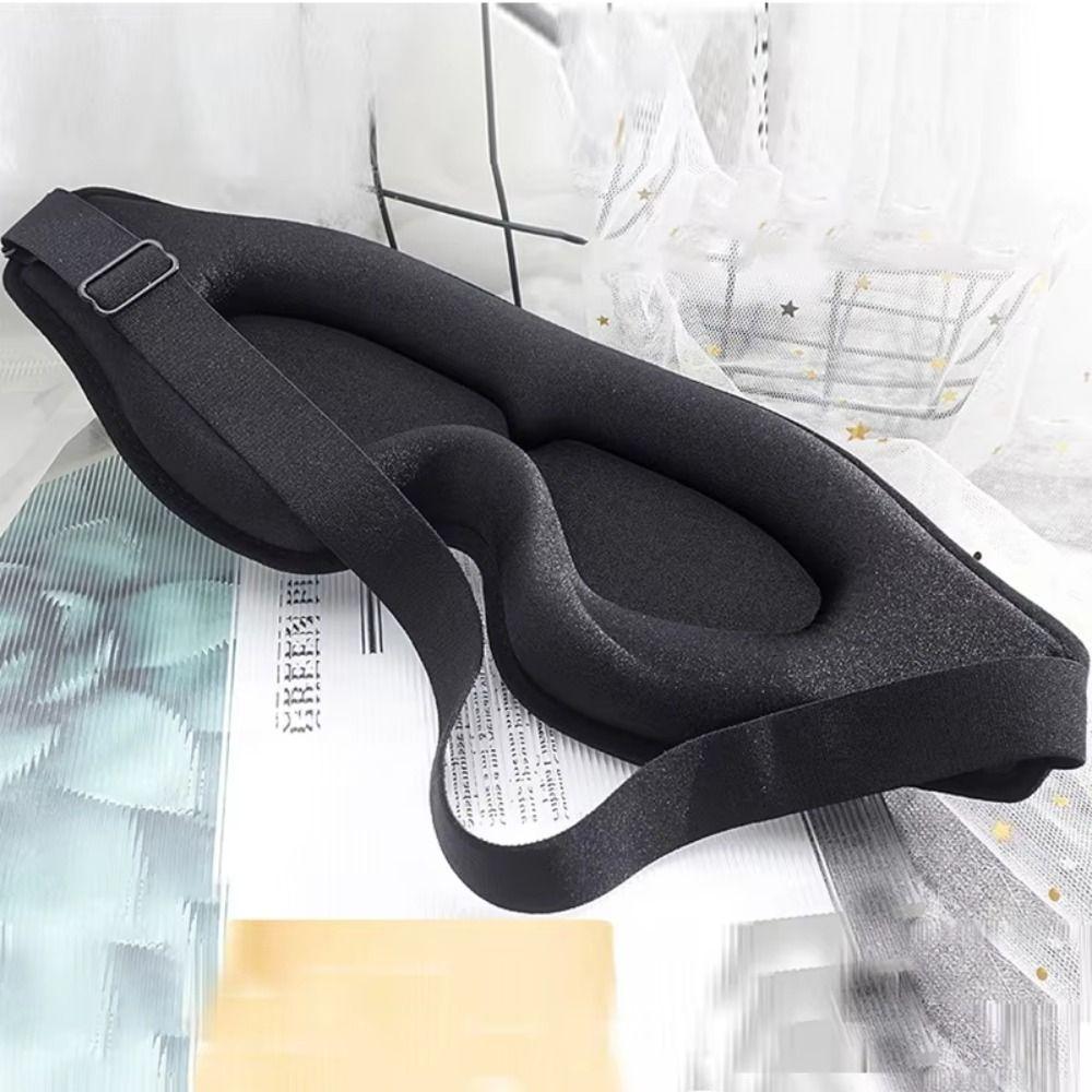 Soft Blackout Eye Shade Zero Eye Pressure Sleeping Blindfold Travel Nap Eyepatch  Household
